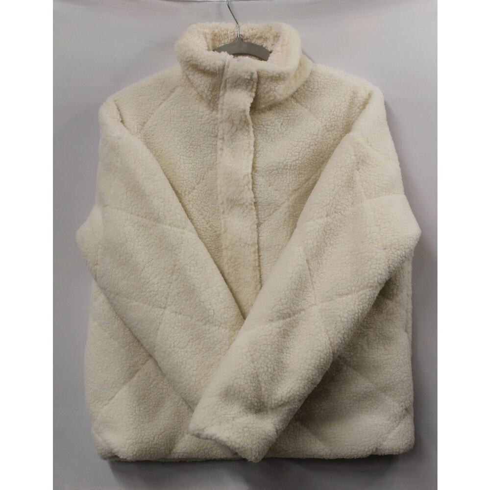 *NEW*UNIVERSAL THREAD WOMEN'S CREAM WHITE SHERPA JACKET